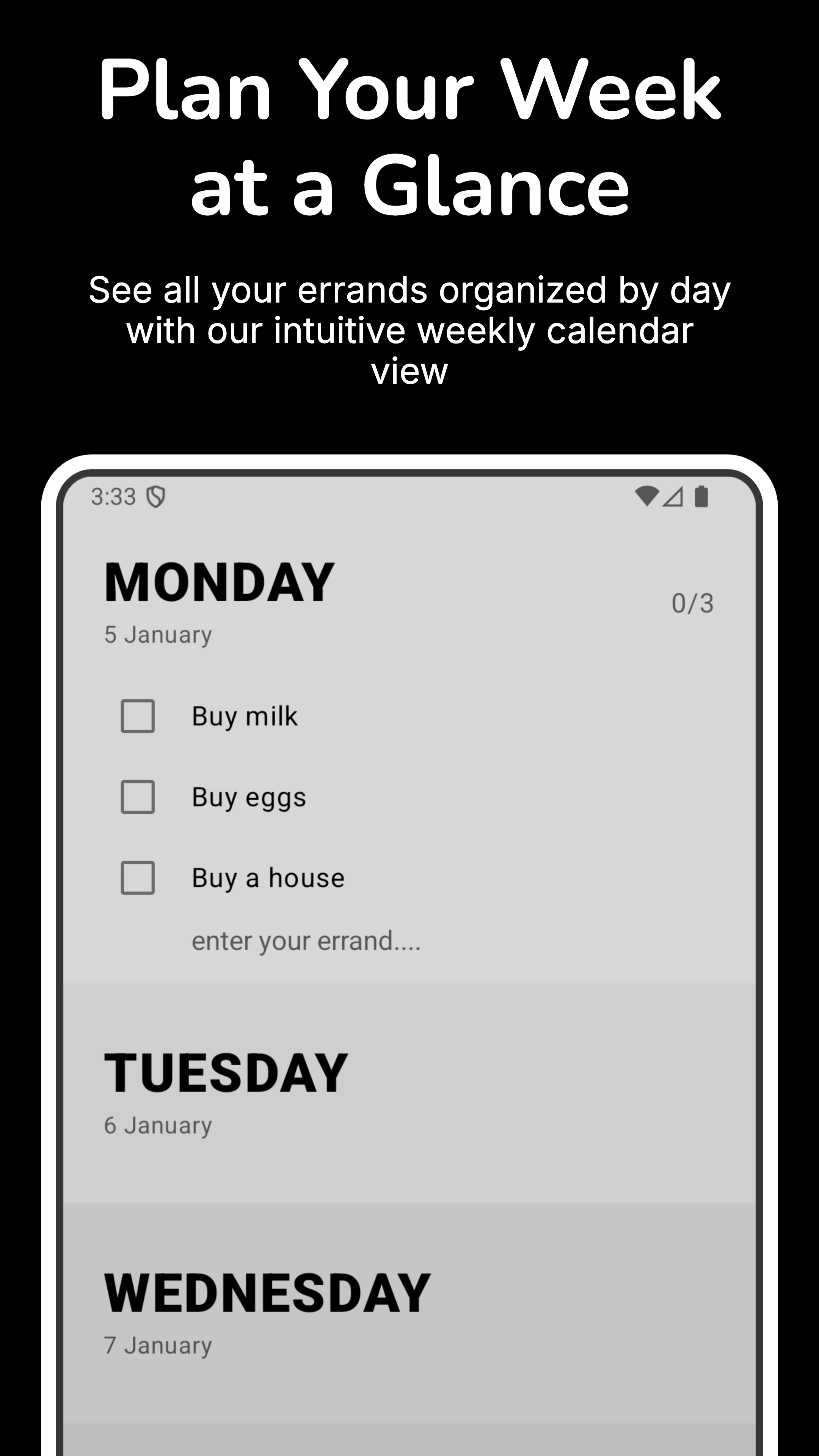 My Errands Screenshot 1